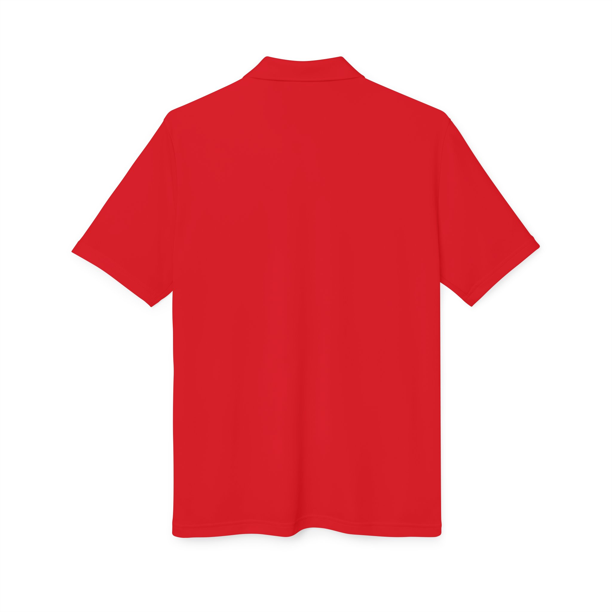 The back view of the Kings Painting Co. Performance Polo by Under Armour® (White Logo) is displayed against a white background.